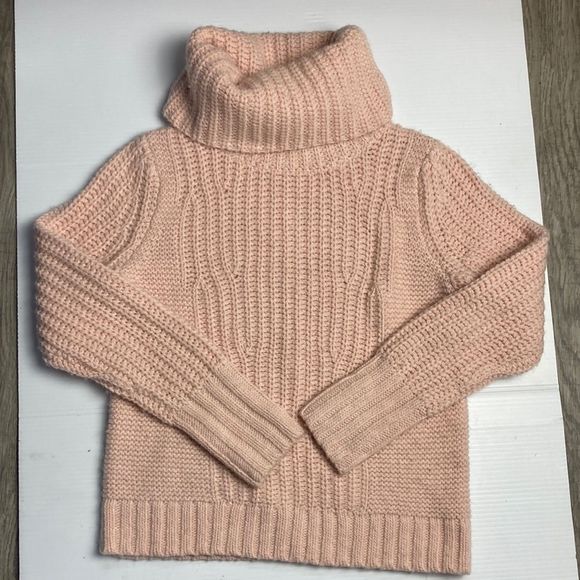 Banana Republic Sweaters - Banana Republic turtle neck sweater acrylic wool alpaca chunky knit cottage core